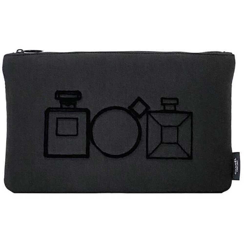Chanel Pouch Black Perfume Bottles Accessories cosmetics